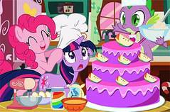Пони Готовят Торт - My Little Poni Cooking Cake